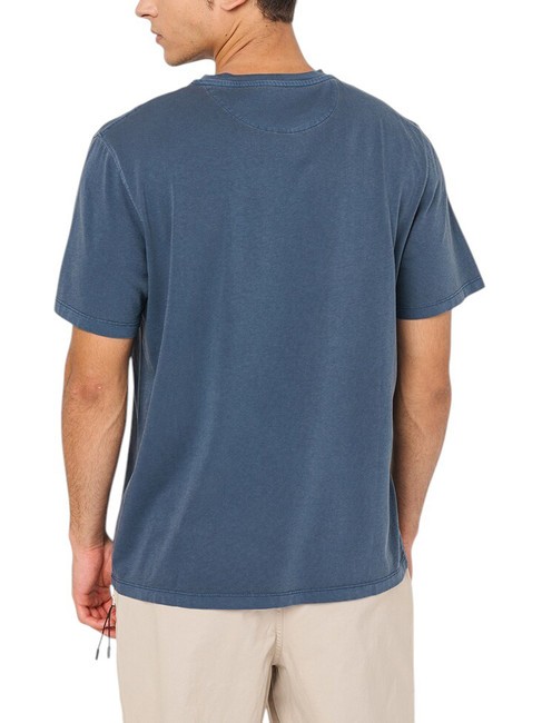 DUNSTAN RIVER GARMENT Camiseta de algodón zafiro oscuro - camiseta