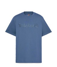 TIMBERLAND EMBROIDERY TONAL Camiseta de algod&oacute;n Denim oscuro - camiseta - 4