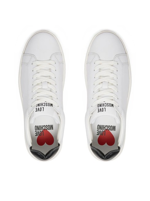 BOLD 40 Zapatillas de piel blanco negro - Zapatos Mujer