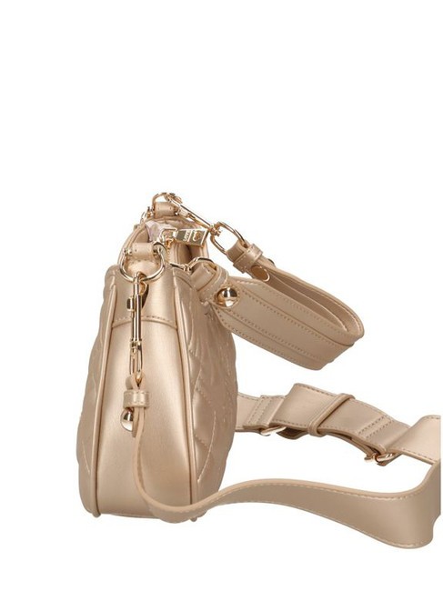 QUILTED LM Bolso de hombro oro - Bolsos Mujer