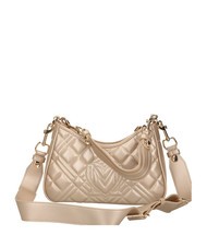 LOVE MOSCHINO QUILTED LM Bolso de hombro oro - Bolsos Mujer - 4