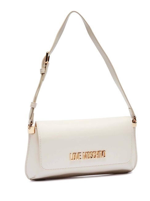 LOGO LETTERING Bolso de hombro Marfil - Bolsos Mujer