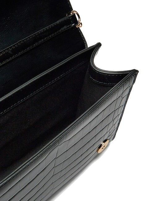 CROCO Bolso de hombro azafrán negro - Bolsos Mujer