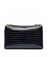 LOVE MOSCHINO CROCO Convertible Bolso de hombro/bandolera azafrán negro - Bolsos Mujer - 3