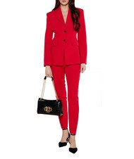 LOVE MOSCHINO CROCO Convertible Bolso de hombro/bandolera azafrán negro - Bolsos Mujer - 6