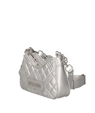 LOVE MOSCHINO QUILTED LM Bolso de hombro plata - Bolsos Mujer - 2