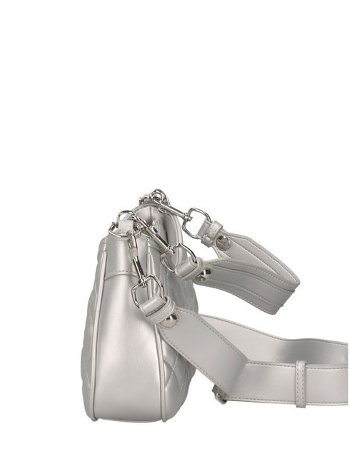 QUILTED LM Bolso de hombro plata - Bolsos Mujer