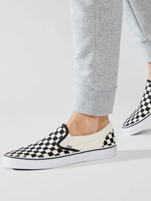 CLASSIC SLIP-ON CLASSIC Slip on para mujer negro y blanco - Zapatos unisex