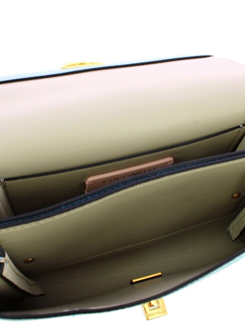 ARLETTIS  Mini bolso bandolera, en piel. acuarela azul - Bolsos Mujer