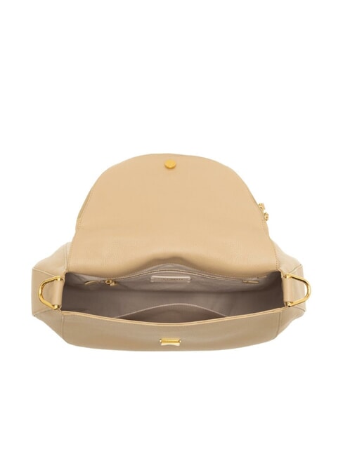 SOLE Bolso de mano, con bandolera, en piel. tostado - Bolsos Mujer