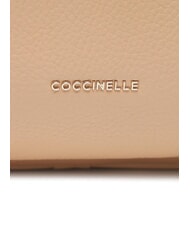 COCCINELLE GLEEN Mochila de cuero tostado - Bolsos Mujer - 4