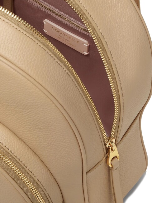 GLEEN Mochila de cuero tostado - Bolsos Mujer