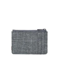HERSCHEL OSCAR Tarjetero plano con cremallera RAVEN CROSSHATCH - Carteras Hombre - 2