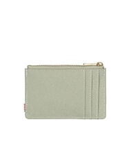 HERSCHEL OSCAR Tarjetero plano con cremallera algas marinas/puntada blanca - Carteras Hombre - 2