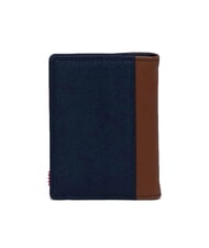 HERSCHEL GORDON Cartera vertical azul marino/bronceado - Carteras Hombre - 3