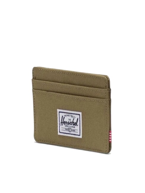 CHARLIE RFID Tarjetero plano hierba seca - Carteras Hombre