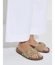 BIRKENSTOCK MADRID BIG BUCKLE Zapatilla de piel nobuck castillo de arena - Zapatos Mujer - 7