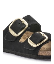 BIRKENSTOCK ARIZONA BIG BUCKLE Sandalia tipo zapatilla de piel nobuck negro - Zapatos Mujer - 5