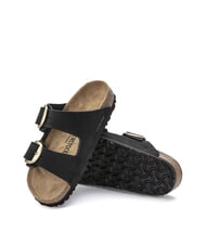 BIRKENSTOCK ARIZONA BIG BUCKLE Sandalia tipo zapatilla de piel nobuck negro - Zapatos Mujer - 6