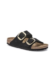 BIRKENSTOCK ARIZONA BIG BUCKLE Sandalia tipo zapatilla de piel nobuck negro - Zapatos Mujer - 3
