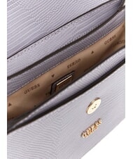 GUESS ORLINA Bolso de mano pequeño con bandolera gris lavanda - Bolsos Mujer - 3