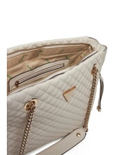 GUESS ECO RIANEE Bolso de hombro acolchado STONE - Bolsos Mujer - 3