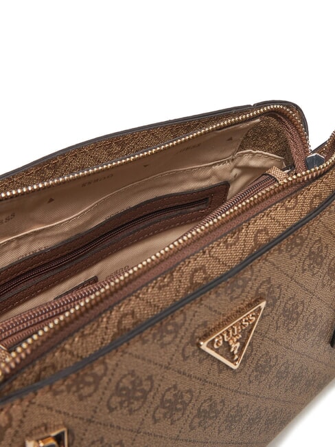 NOELLE Bolso de mano con bandolera logotipo de café con leche / marrón - Bolsos Mujer