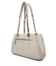 GUESS ANNING Bolso acolchado con asas de cadena STONE - Bolsos Mujer - 2
