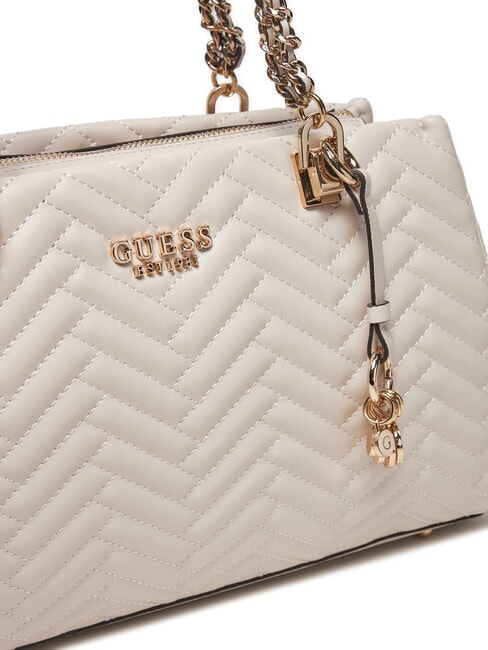 ANNING Bolso acolchado con asas de cadena STONE - Bolsos Mujer