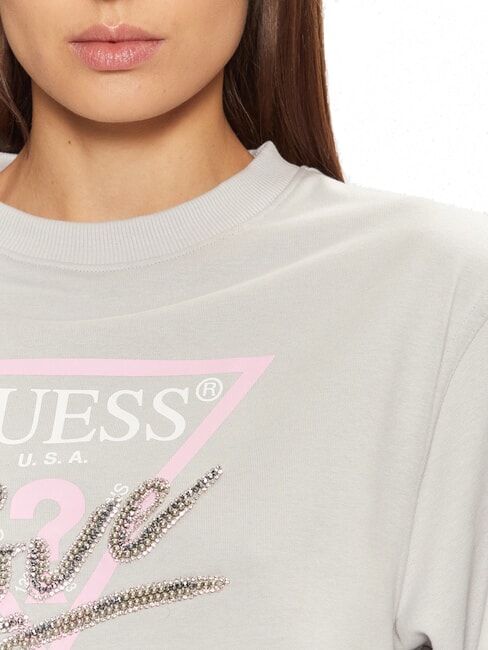 LOVE TRIANGLE Camisa de entrenamiento gris seda - Sudaderas de mujer