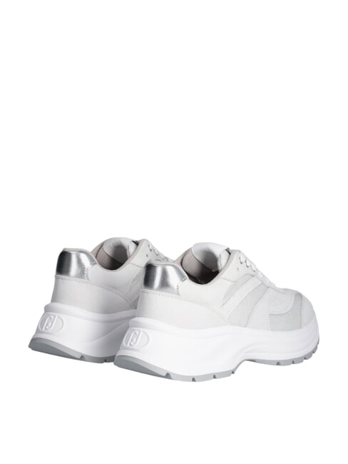EVA 03 Deportivas de ante y malla brillante blanquecino/blanco - Zapatos Mujer