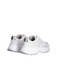 LIUJO EVA 03 Deportivas de ante y malla brillante blanquecino/blanco - Zapatos Mujer - 5