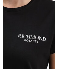 JOHN RICHMOND REUCA Camiseta de algodón elástico negro/plata oscuro - camiseta - 3