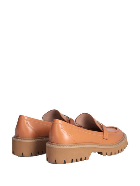 CORA 01  Mocasines de piel brandy - Zapatos Mujer