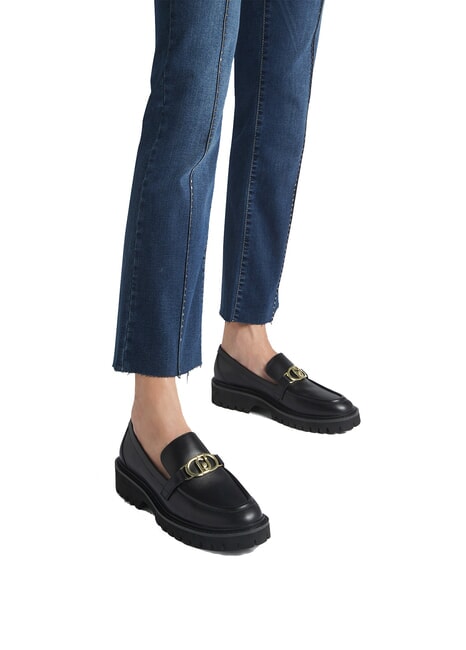 CORA 01  Mocasines de piel negro - Zapatos Mujer