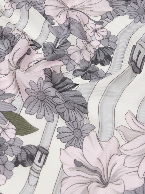 FLOWER METALLERIA Bufanda con estampado NEGRO - Bufandas