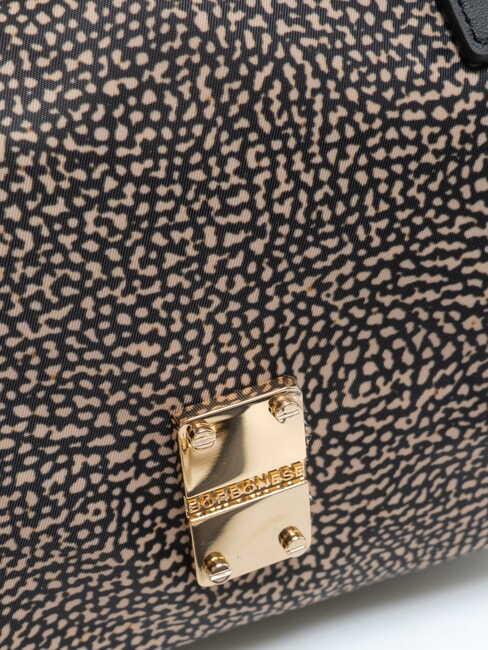 TEAPOT Bolso baúl con bandolera OP / NATURAL / NEGRO - Bolsos Mujer