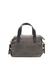 BORBONESE TEAPOT Bolso baúl con bandolera OP / NATURAL / NEGRO - Bolsos Mujer - 4