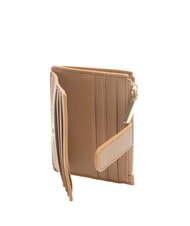 COCCINELLE METALLIC SOFT Cartera plana de piel con textura - Carteras Mujer