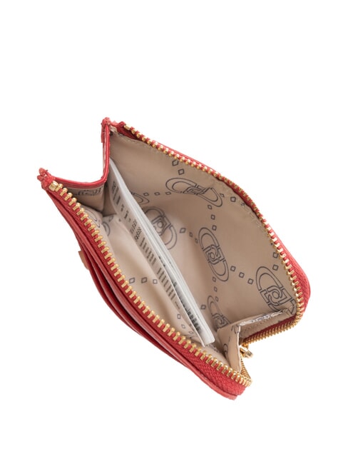 CALIWEN Tarjetero con cremallera rojo pompeyano - Carteras Mujer