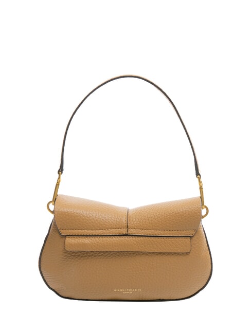 HELENA ROUND Bolso de piel con doble bandolera. naturaleza - Bolsos Mujer