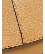 GIANNI CHIARINI HELENA ROUND Bolso de piel con doble bandolera. naturaleza - Bolsos Mujer - 4