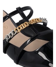 PINKO GIANIRA Bailarinas mule de charol limusina negra - Zapatos Mujer - 8