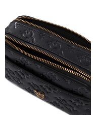 PINKO EMBOSSED LOGO Bolso de hombro para cámara negro-oro antiguo - Bolsos Mujer - 5