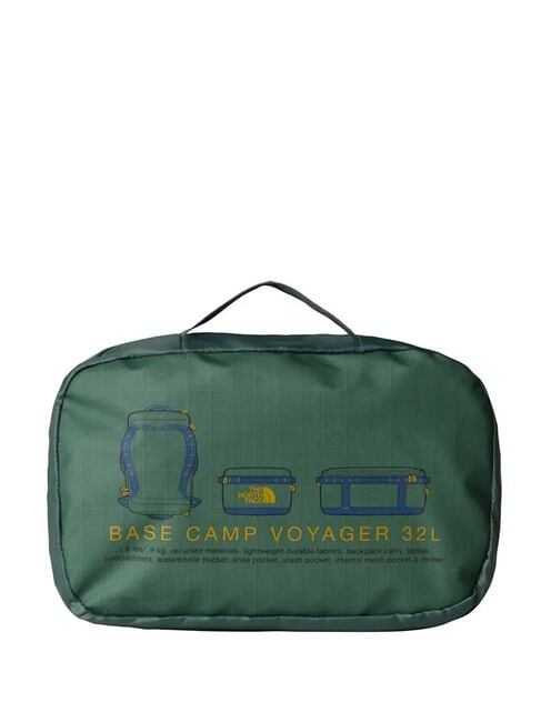 BASE CAMP VOYAGER Mochila de 32 litros. verde pato/azul sombreado - Bolsas de viaje