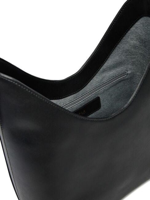 GOCCIA Bolso bandolera de piel negro - Bolsos Mujer