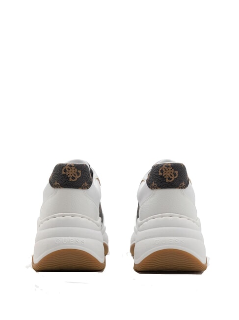 HAPYY  Zapatillas altas Blanco / marr&oacute;n - Zapatos Mujer