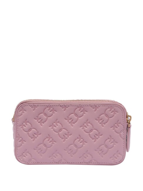 EMBOSSED LOGO Bolso de hombro para cámara púrpura-oro antiguo - Bolsos Mujer