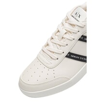 ARMANI EXCHANGE A|X STRIPES Zapatillas blanco roto+negro - Zapatos Hombre - 5