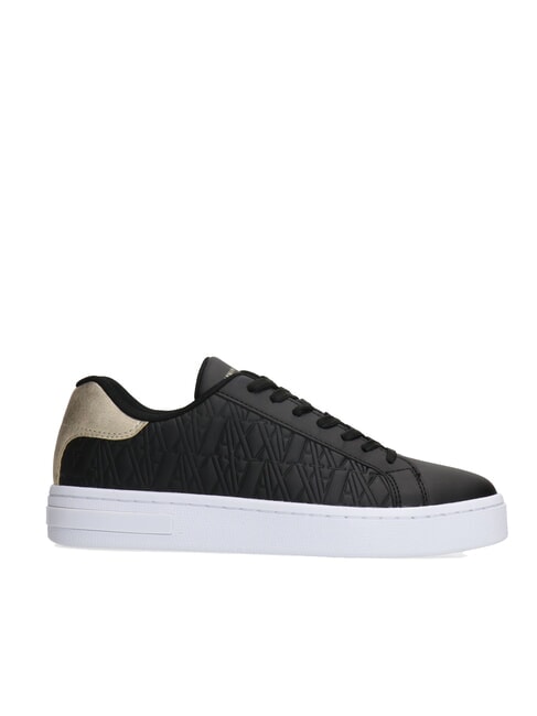 AX LOGO EMBOSSED Zapatillas negro+oro p&aacute;lido - Zapatos Mujer
